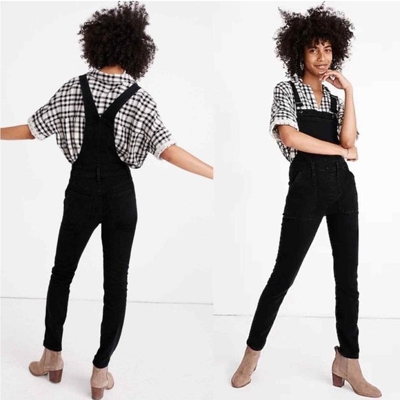 Madewell Skinny Overalls in Lunar Wash - Picture 1 of 15